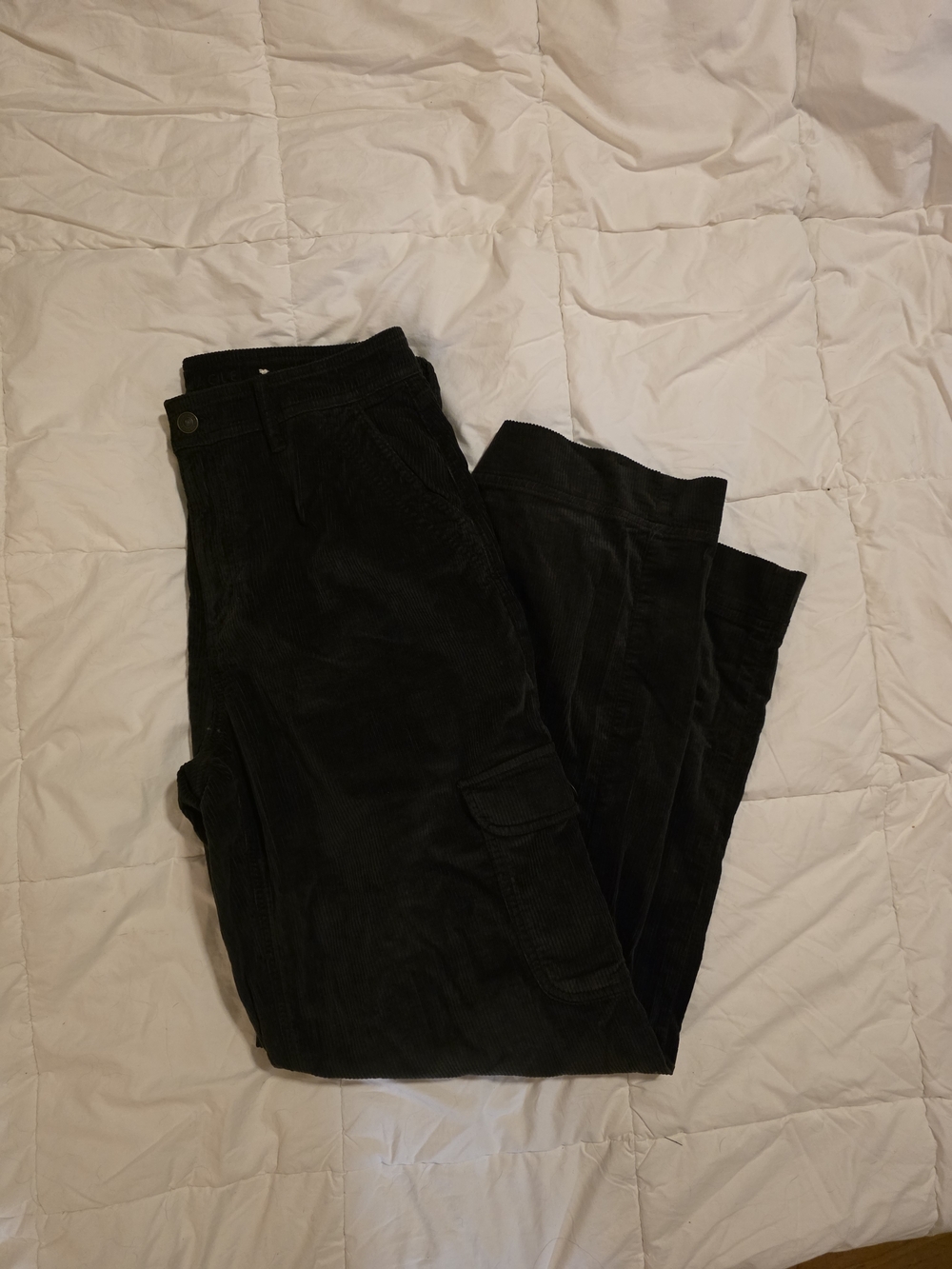 American Eagle Outfitters Black Corduroy Pants